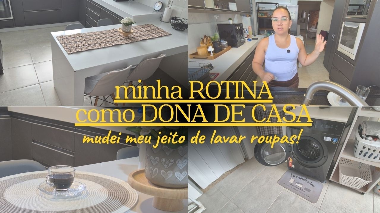 Rotina de dona de casa|Cuidei do quarto deles|Novo jeito de lavar roupas
