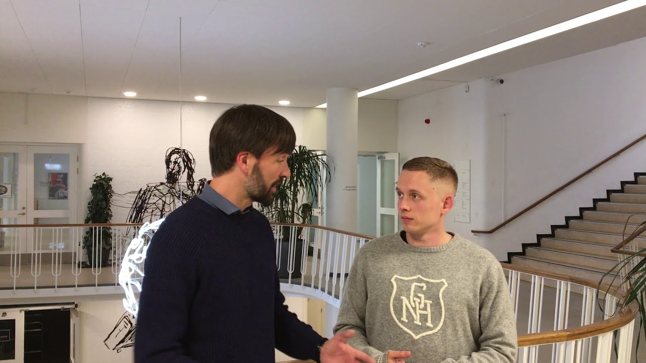 Jens Joel bes&oslash;g p&aring; Aarhus HF og VUC