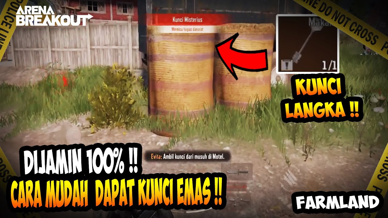 DIJAMIN DAPAT !! LOKASI CARA NEMU KUNCI EMAS DENGAN MUDAH - Arena Breakout Indonesia