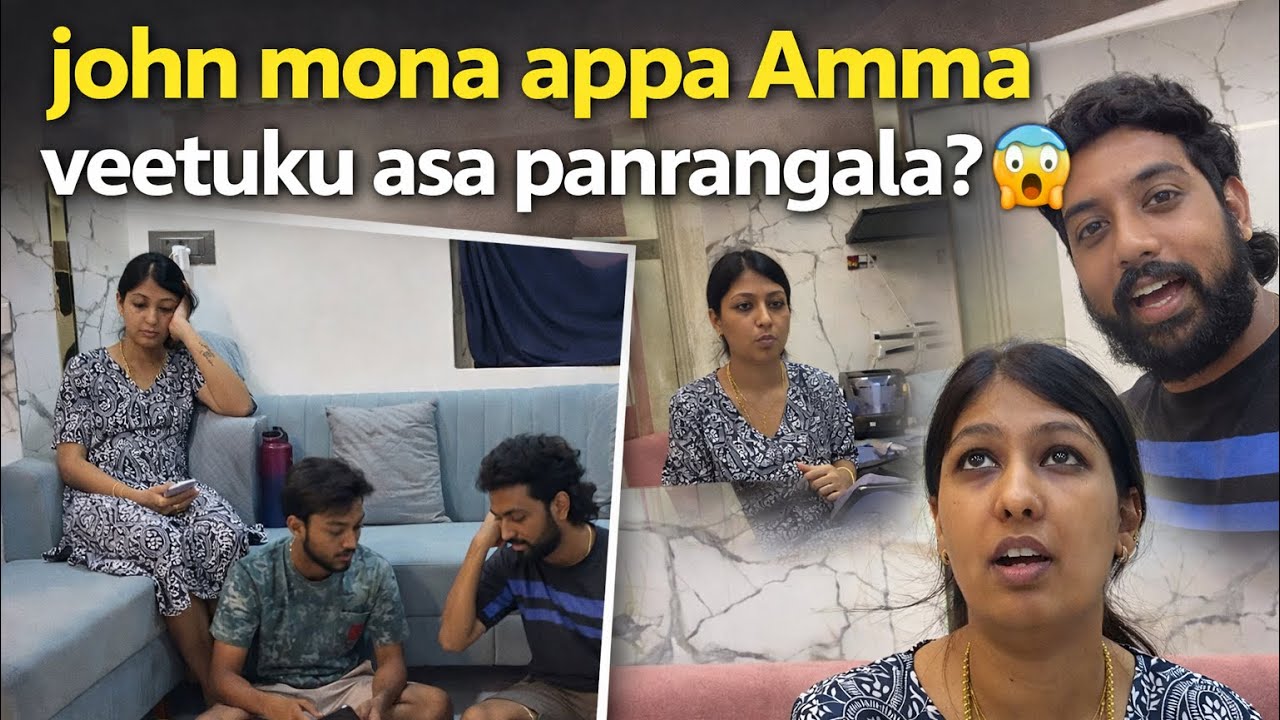 John, Mona appa Amma veetuku asa padrangala?😱/#agvlogs #love #pregnancy 