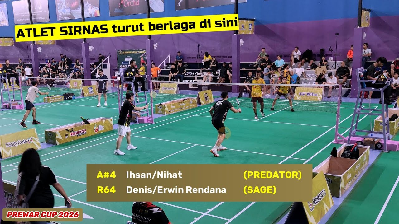 PREWAR CUP 2026 ~ Class A #4 R64 Erwin Rendana + Denis (SAGE) vs Ihsan + Nihat (PREDATOR)
