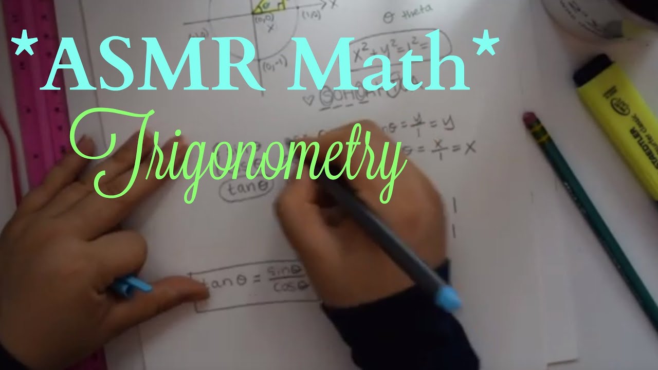 Relaxing ASMR Math| Trigonometry