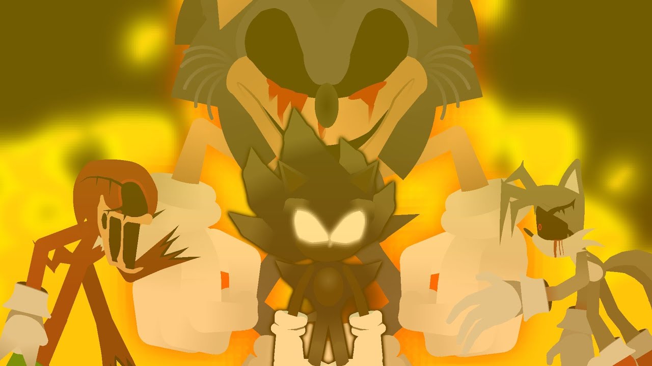 Dark Sonic vs Lord X (Stick Nodes)