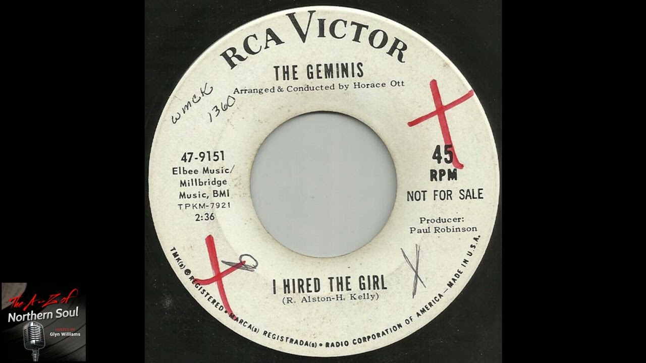 The Geminis - I Hired The Girl - (1966)