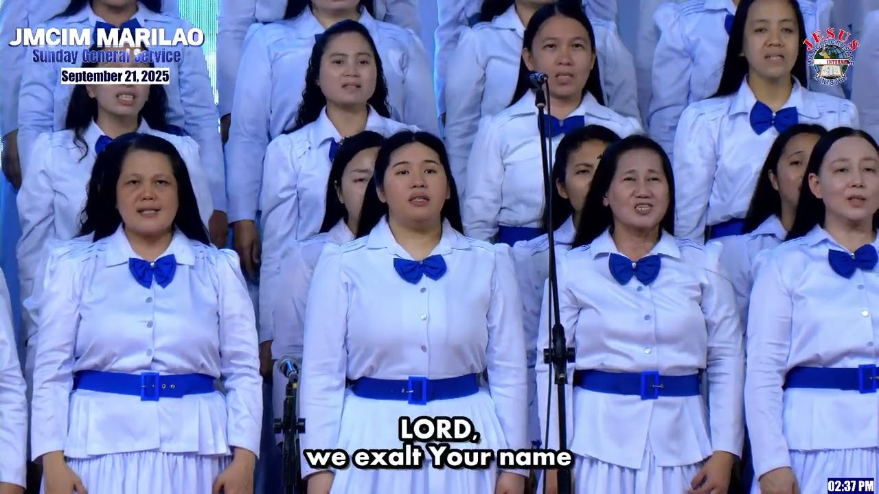 Высоко и превознесённо | JMCIM Central | Хор JESUS ​​Finest Generation | Воскресное общее служение