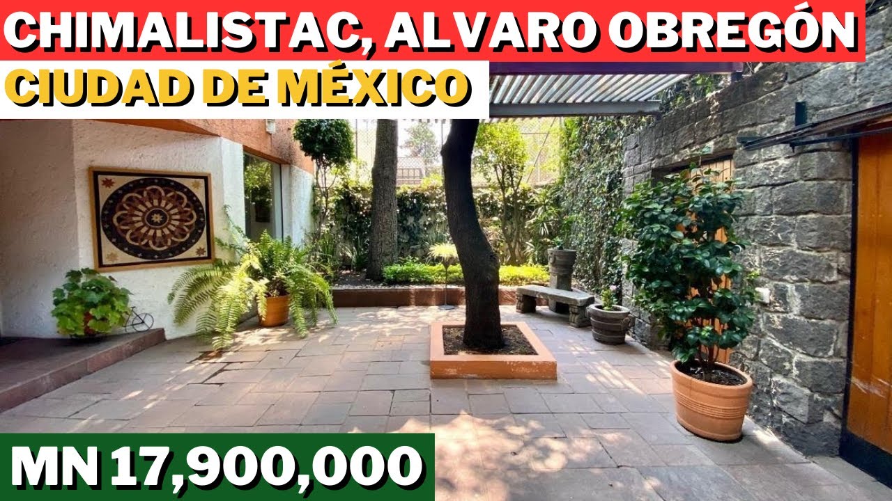 Se Vende Preciosa Casa en Chimalistac en Álvaro Obregón en la Ciudad de México