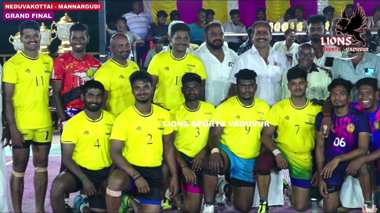 FINAL || KATTAKUDI SPORTS  vs VENNANGUZHI || STATE LEVEL MENS KABADDI MATCH | NEDUVAI - 2025