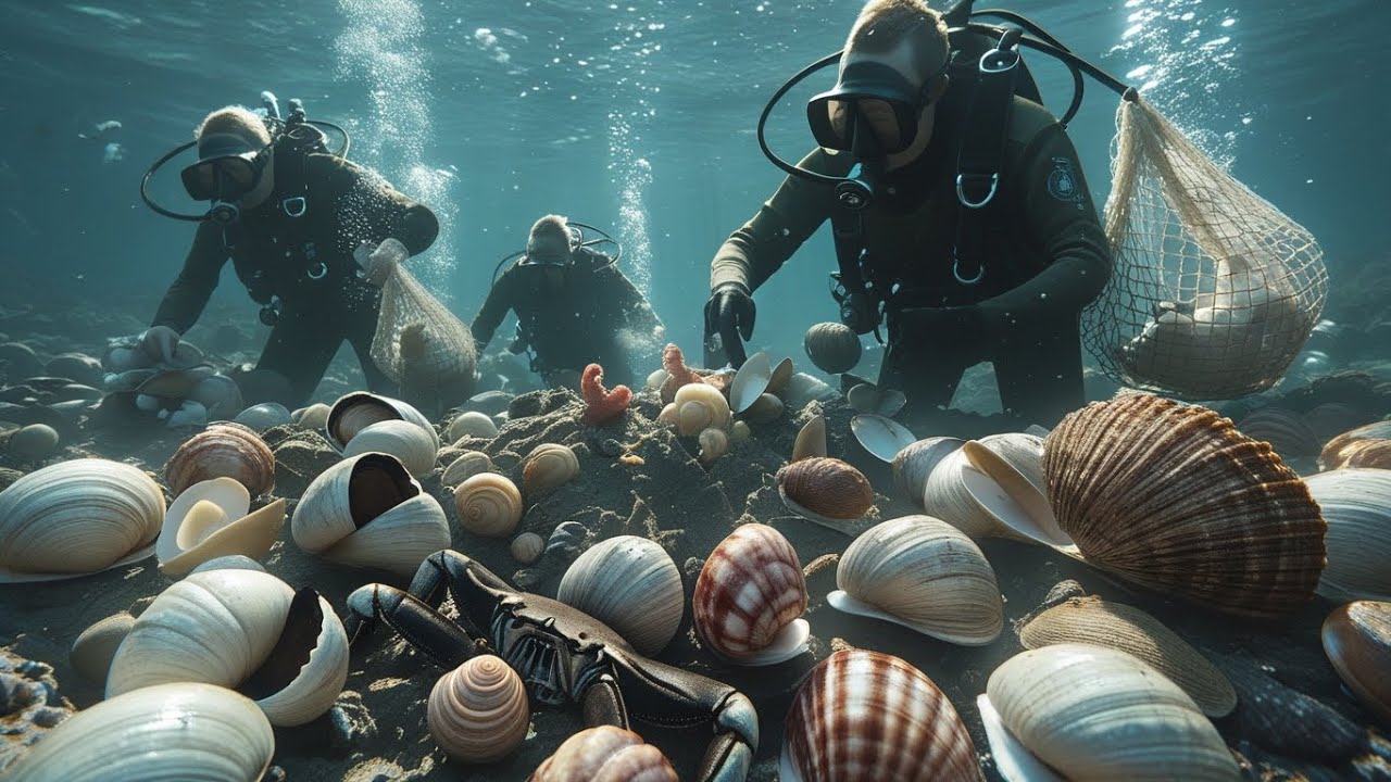 Chỗ Này Sò Ốc Nhiều Đến Mức Dẫm Chân Cũng Trúng! | So Many Shellfish You Step on Them!