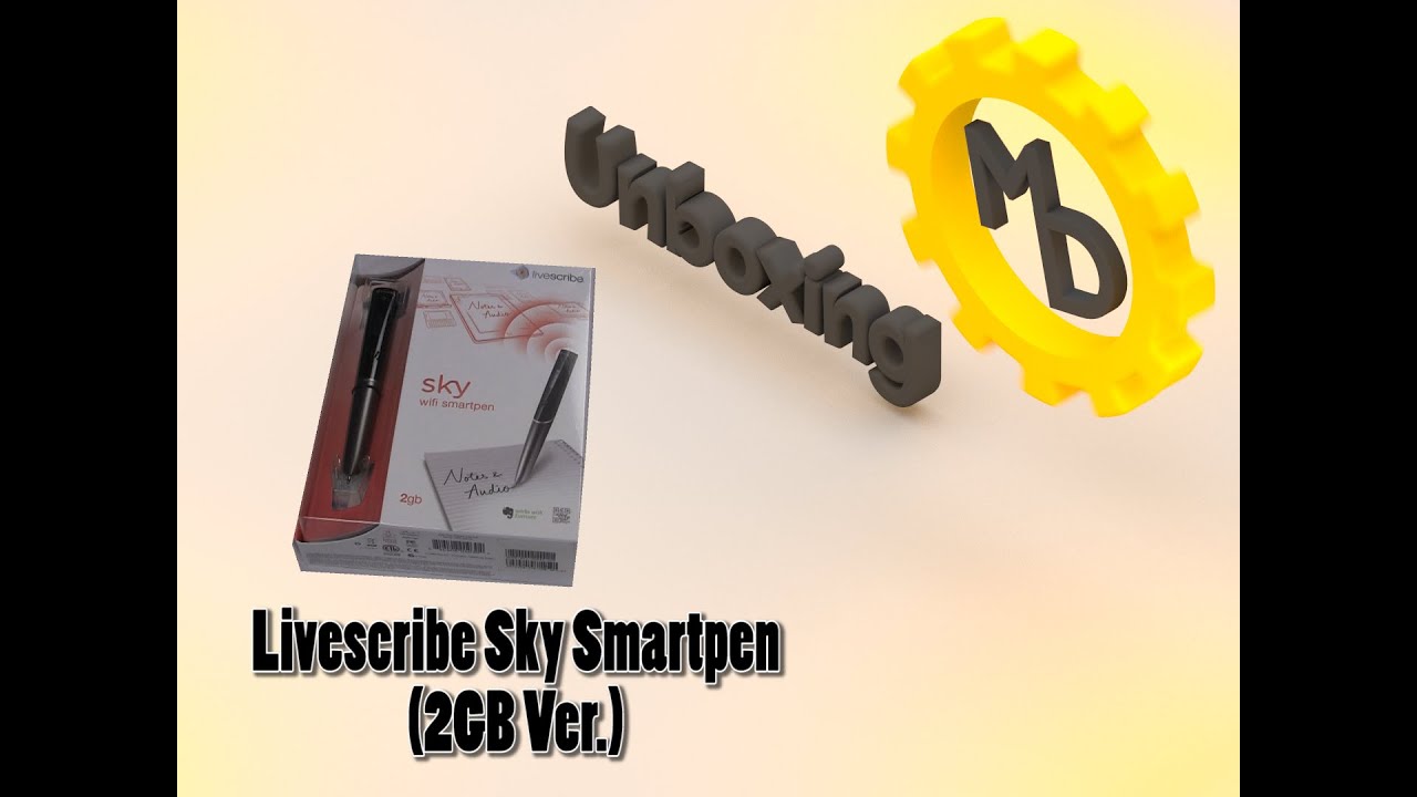 Unboxing LiveScribe Sky Wifi SmartPen
