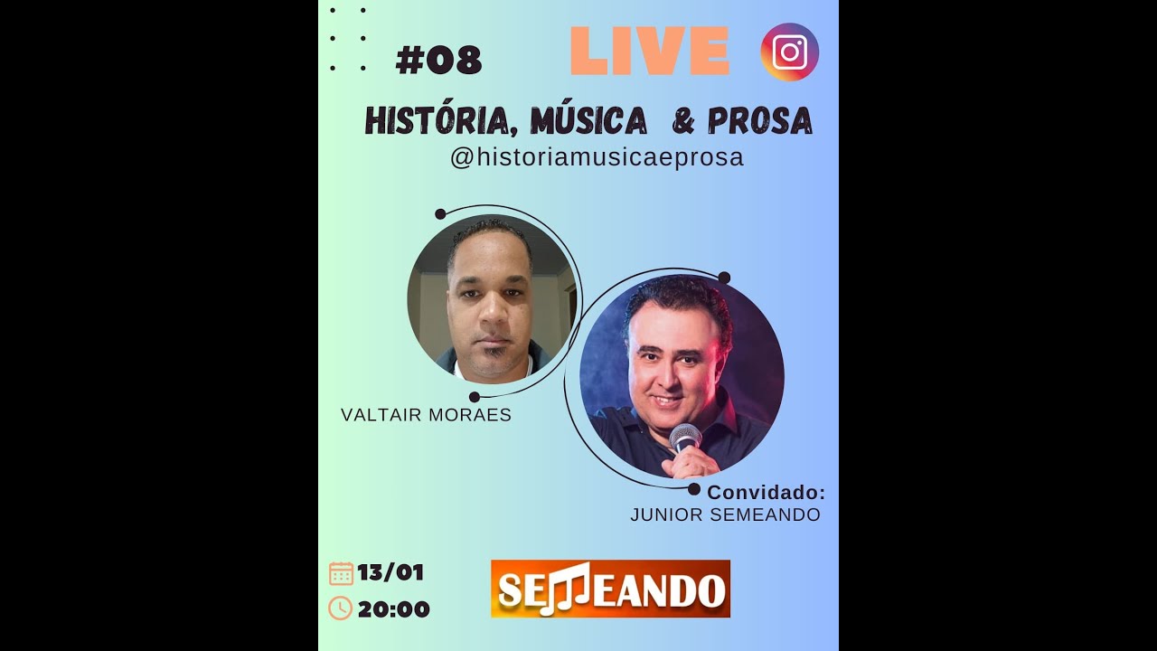 HIST&Oacute;RIA, M&Uacute;SICA & PROSA - Junior Semeando #8
