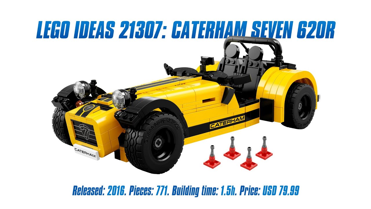 'LEGO Ideas 21307: Caterham Seven 620R' Unboxing, Parts List, Speed Build & Review