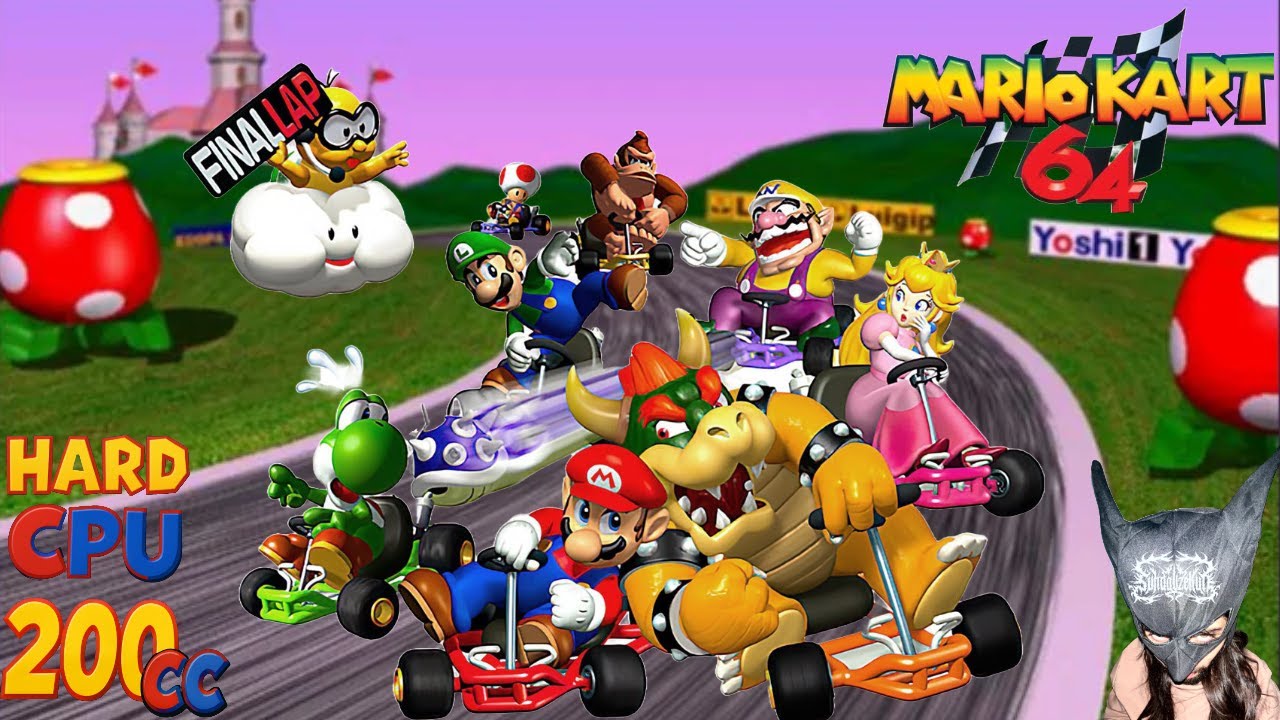 В Mario Kart 64 200 куб. см и сложный процессор — это полный хаос!