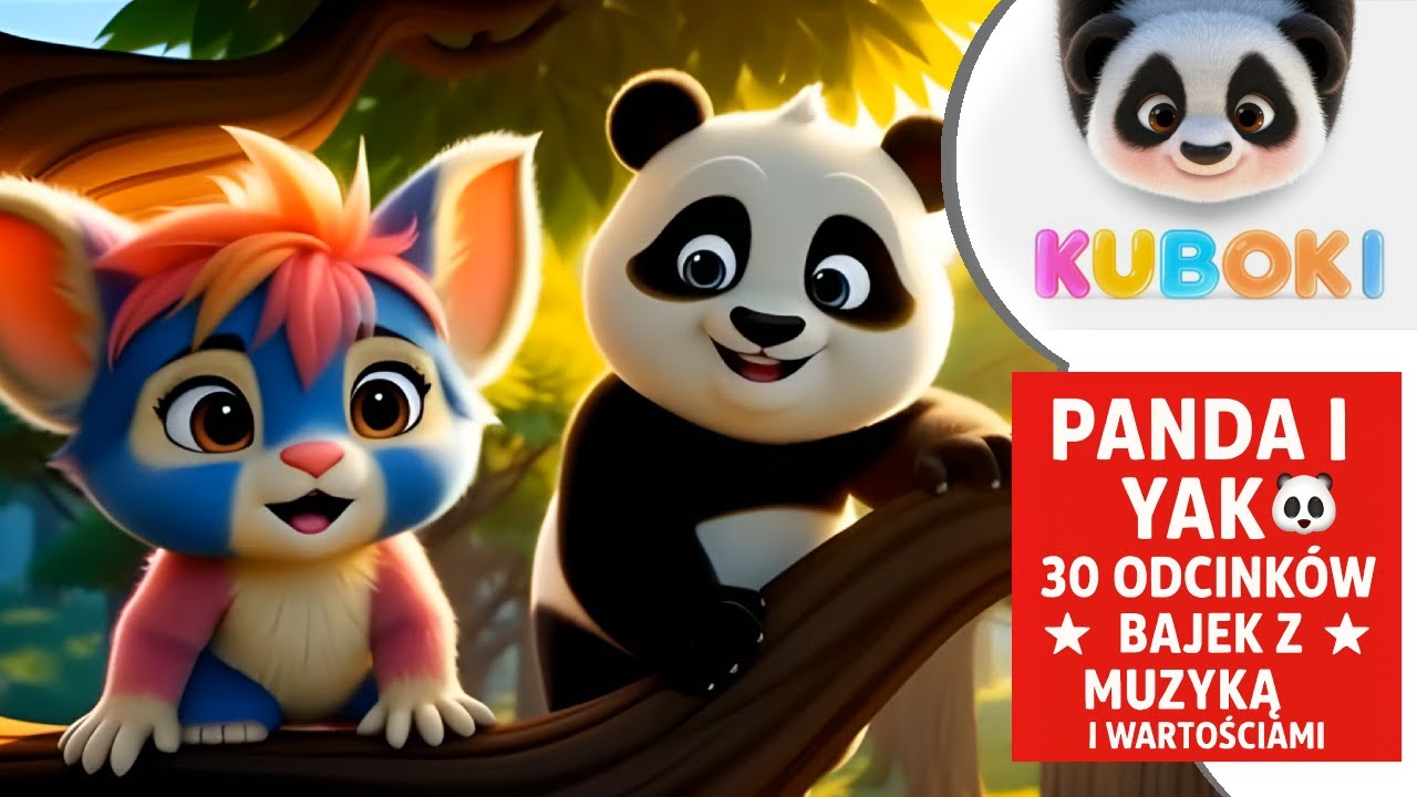 Yak i Panda 🐼 | 30 Odcinków: Edukacyjne Przygody i Piosenki dla Dzieci