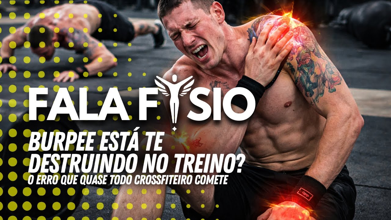 Burpee está te destruindo no treino? O erro que quase todo crossfiteiro comete Fala Fisio! #5
