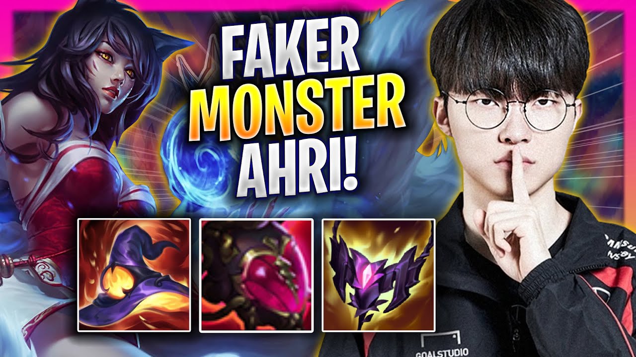 FAKER IS A MONSTER WITH AHRI! - T1 Faker Plays Ahri MID vs Taliyah! | Season 2025