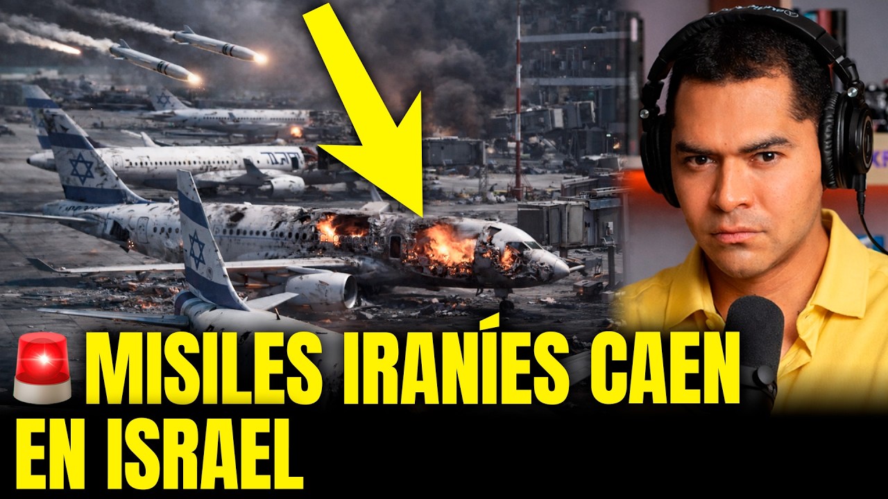 IRÁN ATACA EL PRINCIPAL AEROPUERTO DE ISRAEL: Ben Gurión Bajo Bombardeo
