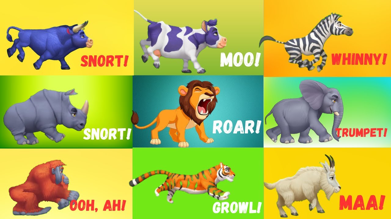 Jungle ABC Animal Sounds Song for Kids | Learn Animal Names & Sounds