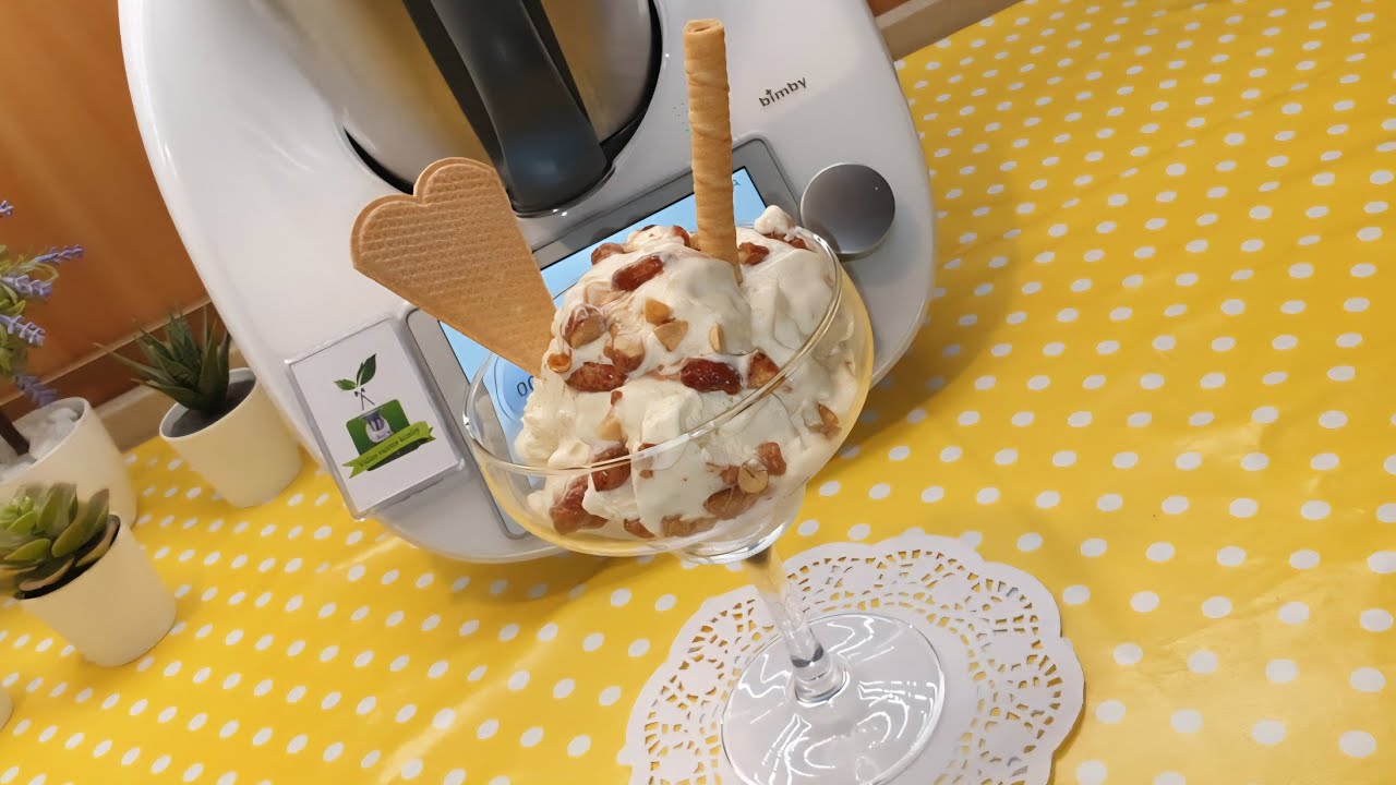 Gelato alle mandorle per bimby TM7 TM6 TM5 TM31 TM21