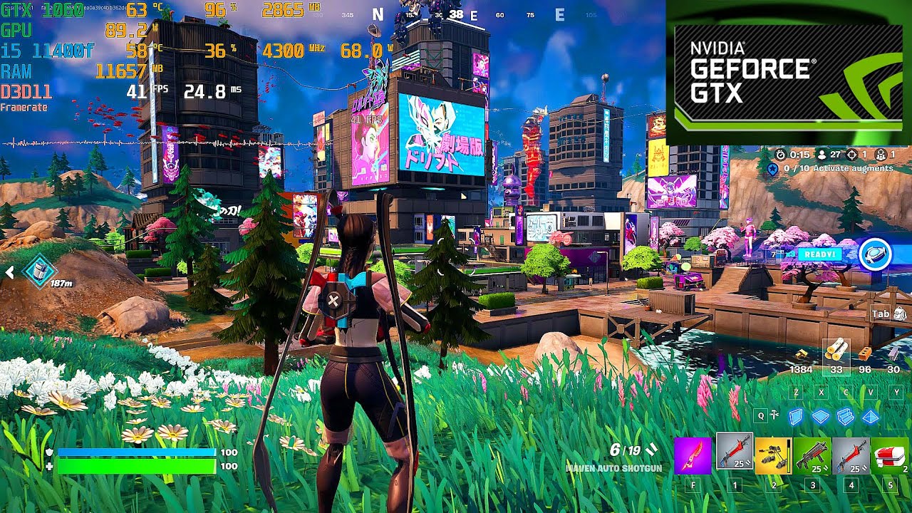 GTX 1060 3gb | i5 11400f | Fortnite | TSR EPIC