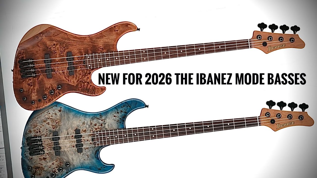 The Ibanez Mode Bass Series new for 2026
