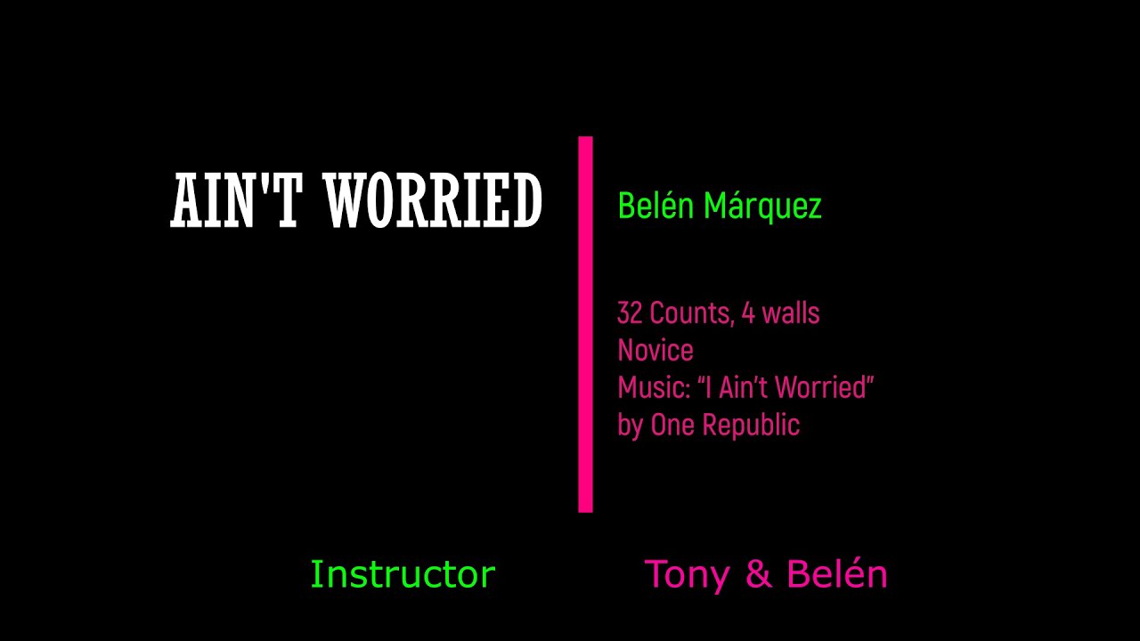 AIN'T WORRIED / BELEN MARQUEZ /#linedance #country