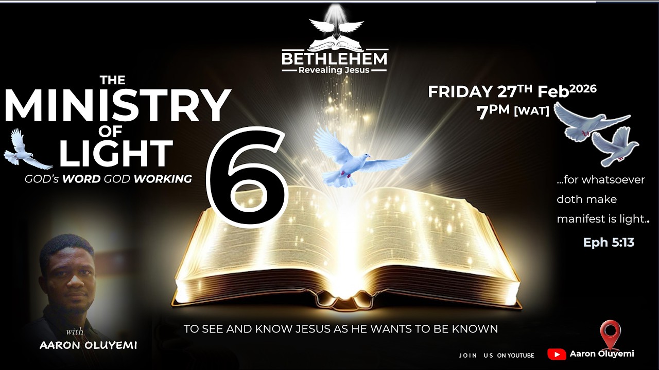 GOD'S WORD'S GOD'S WORKS| BETHLEHEM FELLOWSHIP MEETING| 27TH FEB 2026 WITH AARON OLUYEMI