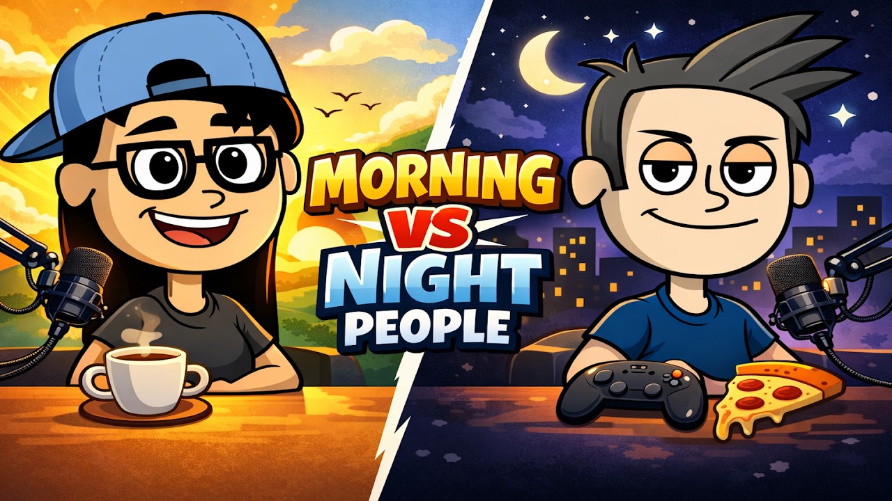 A1–A2 English Listening Practice | Morning vs Night