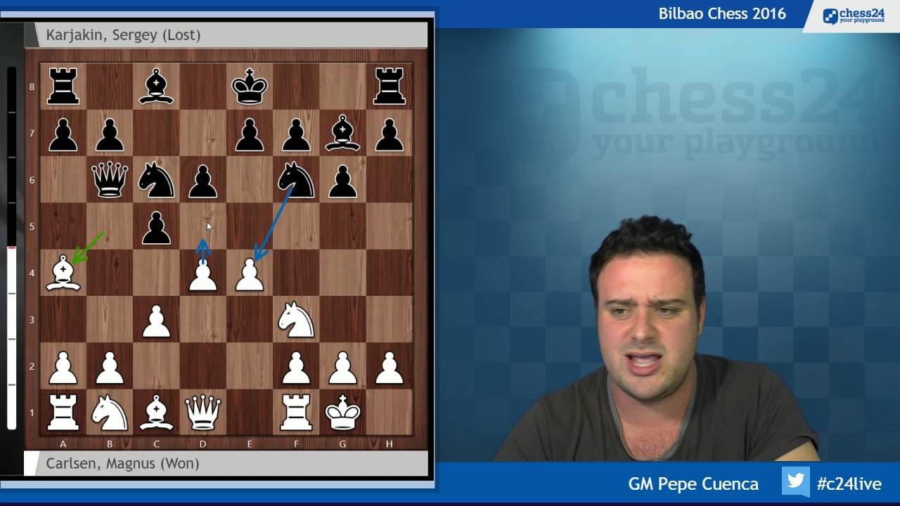 Bilbao (3): Carlsen vs Karjakin