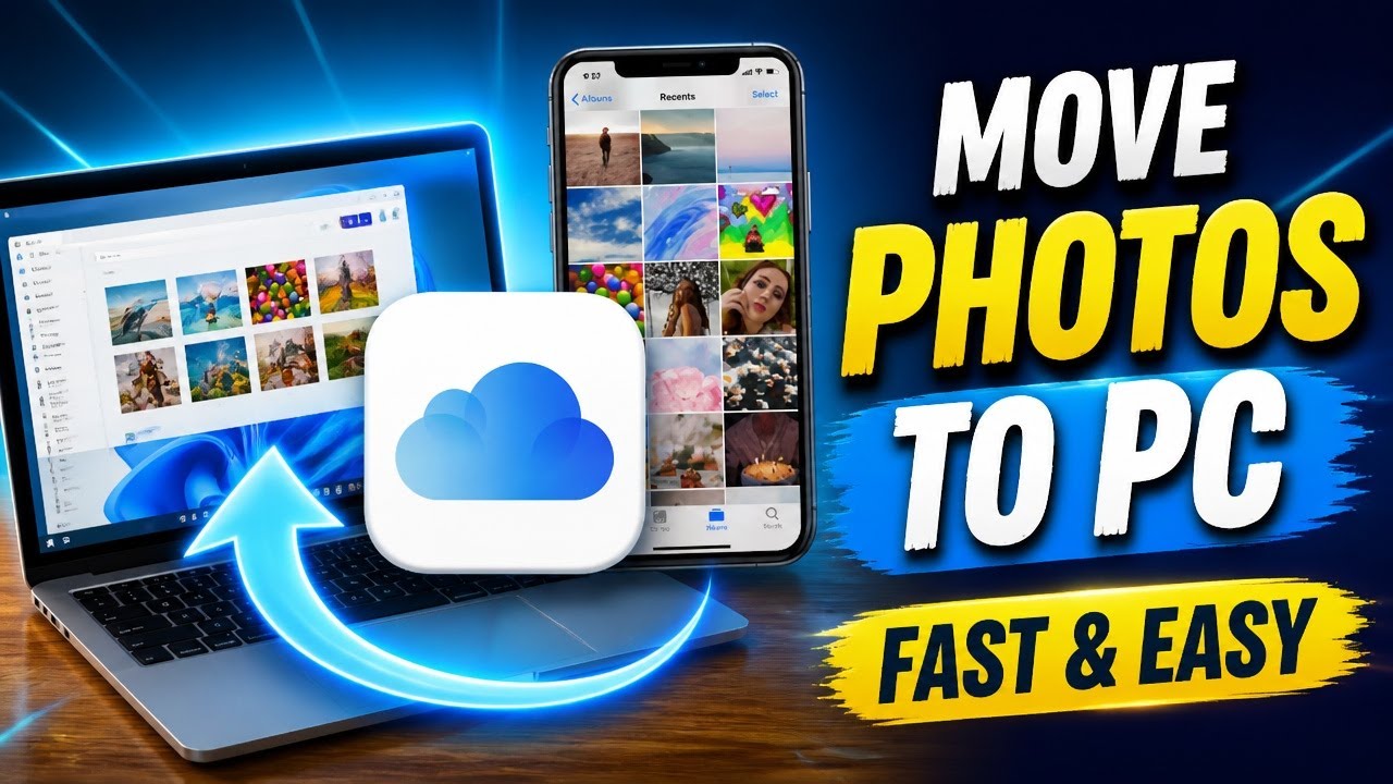 Transfer iCloud Photos to Any PC Without iTunes or Cables!