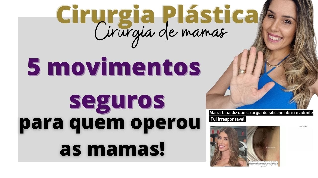 5 exercícios/ movimentos seguros para quem fez cirurgia nas mamas!