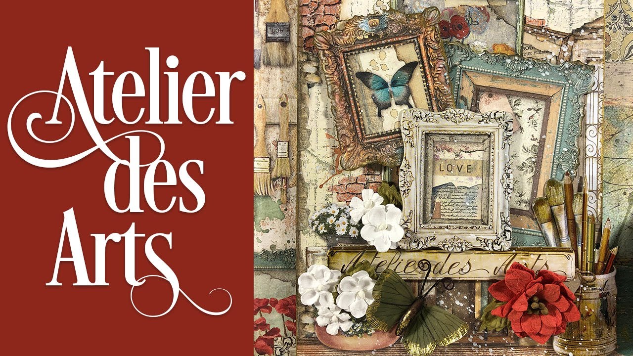 Stamperia Atelier des Arts Album Tutorial walkthrough