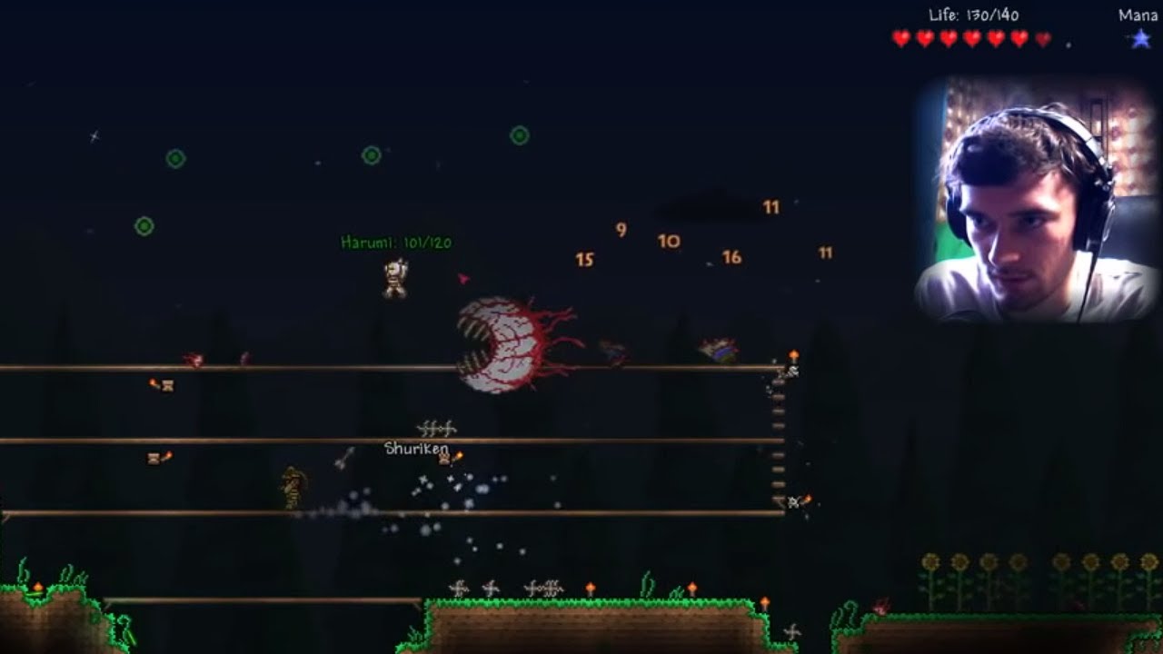 рекви, хахен и глаз ктулху #2 // Terraria [Dark Souls Mod]