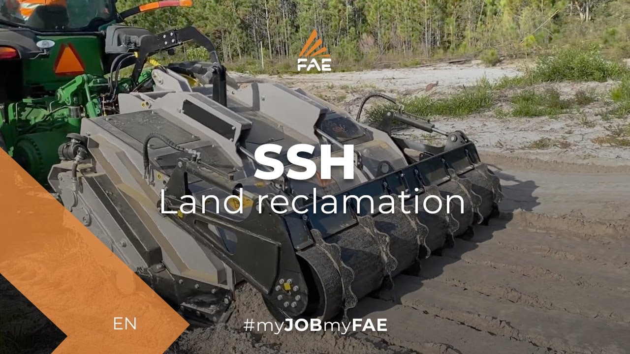 FAE SSH 250 - Forestry tiller working in Australia