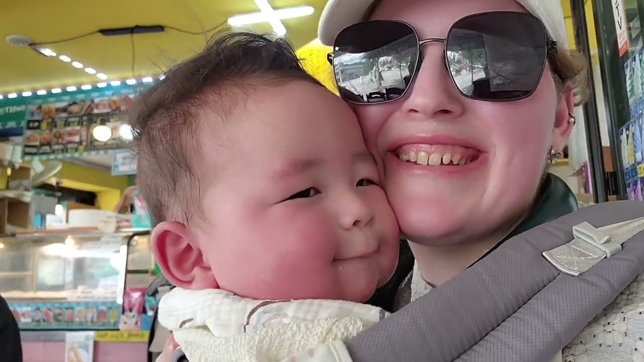 Family Land Theme Park in Gwangju | [AMWF] (한미국커플  미국여친)같은 국제커플 International Couple