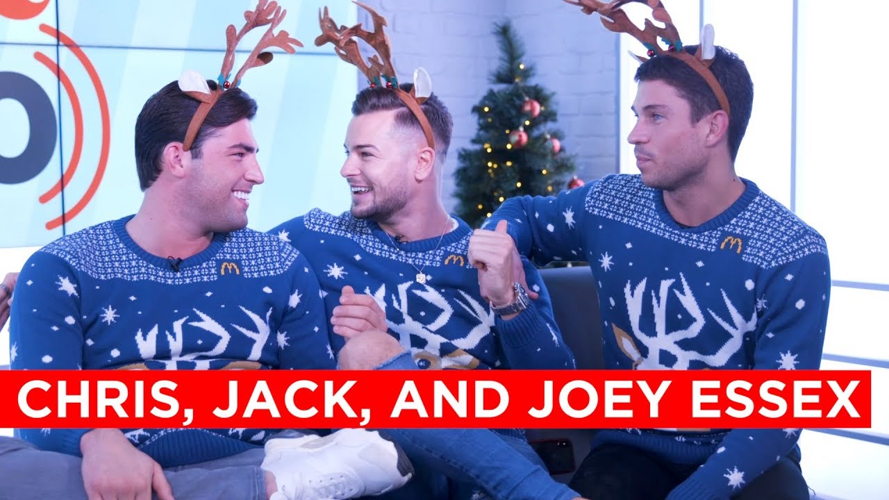 #LoveIsland's Jack & Chris, and TOWIE's Joey Essex talk Xmas Holiday plans