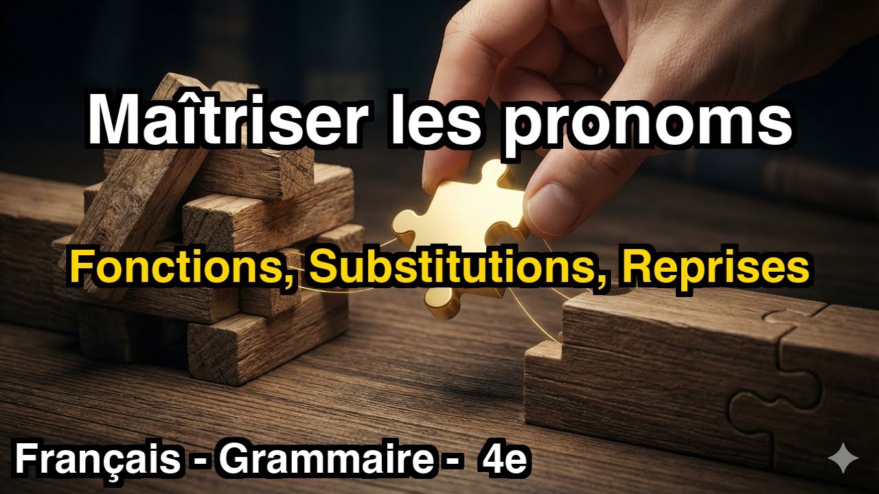 Maîtriser les Pronoms : Fonctions et Substitutions