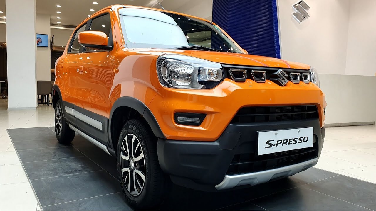 Maruti Suzuki S-Presso VXI+ Top Model Accessories FULL Detailed Review - Colour, Interiors, Features