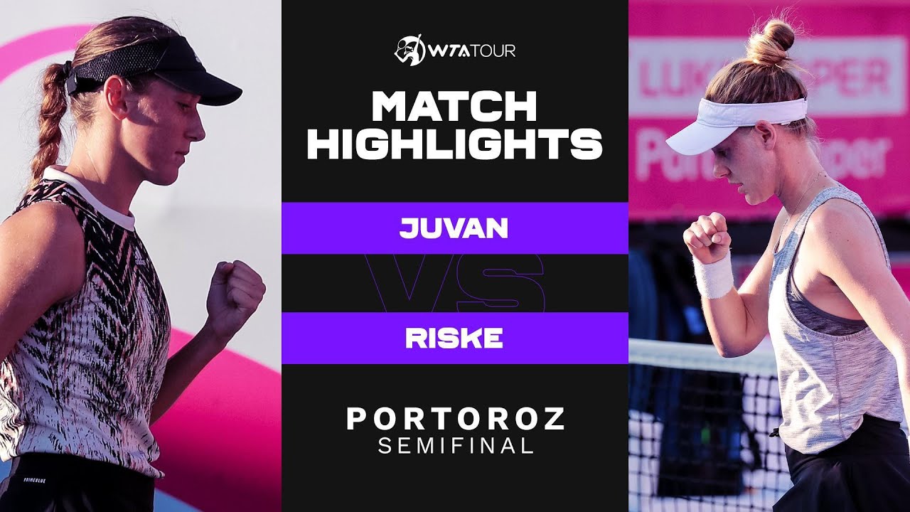 Kaja Juvan vs. Alison Riske | 2021 Portoroz Semifinal | WTA Match Highlights