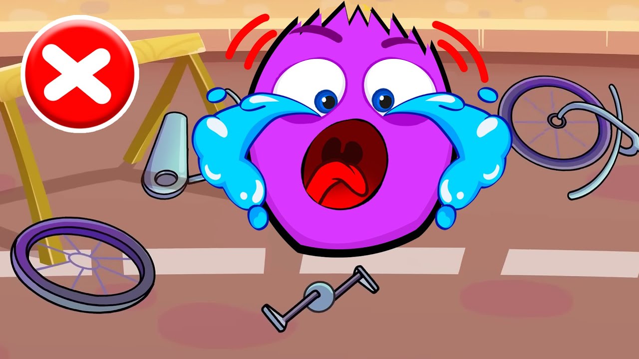 Op y Bob: Aprendiendo sobre el paso de cebra - Caricaturas educativas para niños