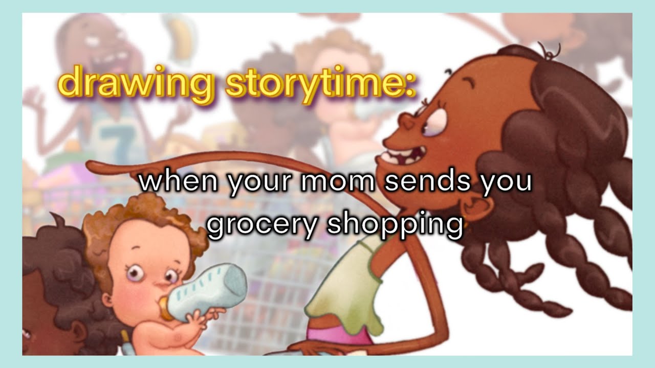 РИСОВАНИЕ И ИСТОРИЯ: когда мама отправляет тебя за продуктами *ೃ༄