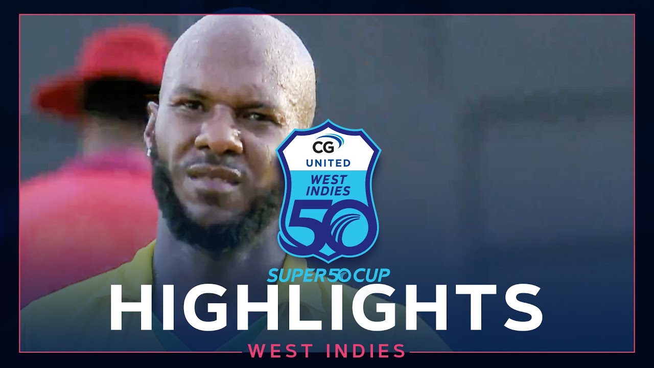 Blackwood Hits 54 | Leeward Islands Hurricanes v Jamaica Scorpions | CG United Super50 2024