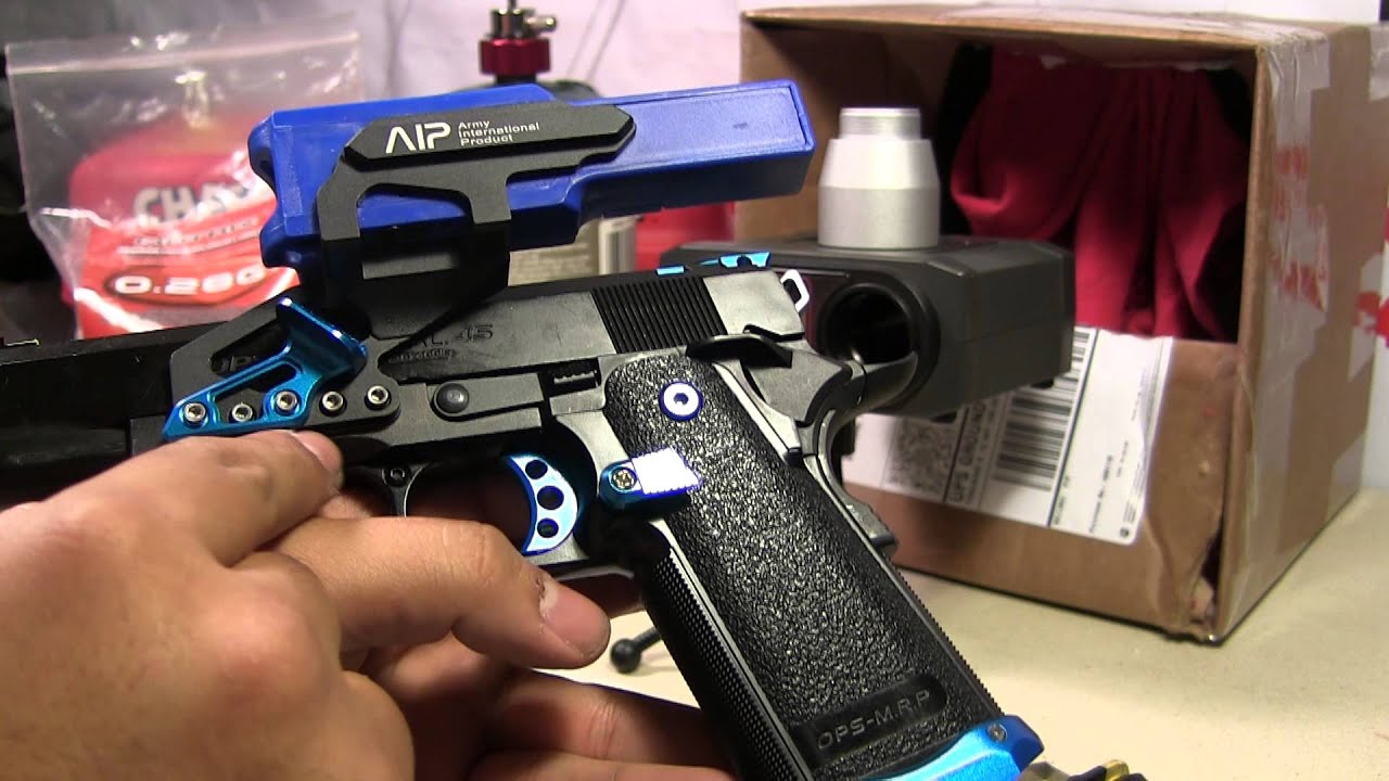 Budget Race Style TM Hi-Capa 95% AIP Overview (HD) (Forgot the hammer!)