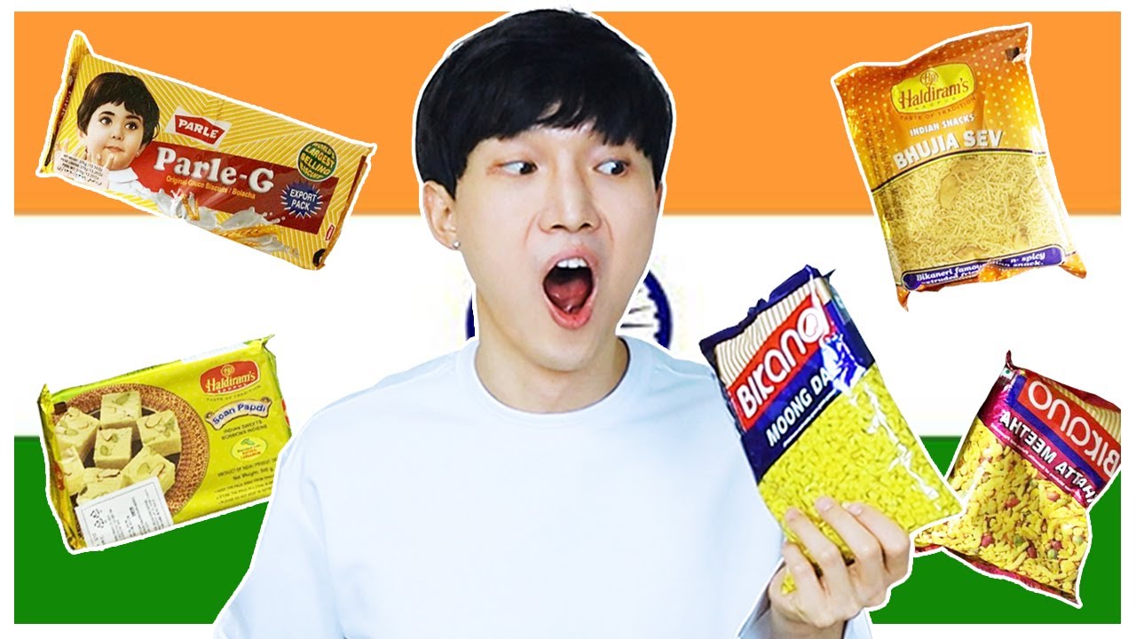 Indian snack?! KOREAN reaction who ate it FIRST TIME lolol