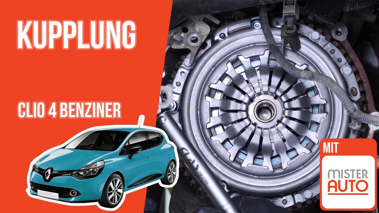 Wie Clio 4 1.2 16V Kupplungssatz wechseln 🌧