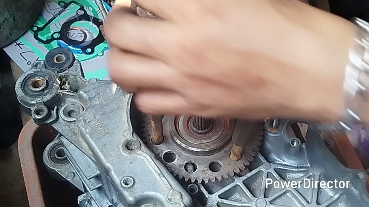 #diy  one-way bearing starter gear MIO paano tangalin #mechanic 