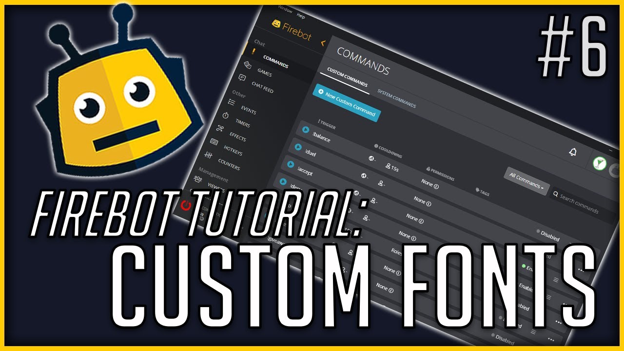 CUSTOM FONTS IN FIREBOT | FIREBOT TUTORIAL #6