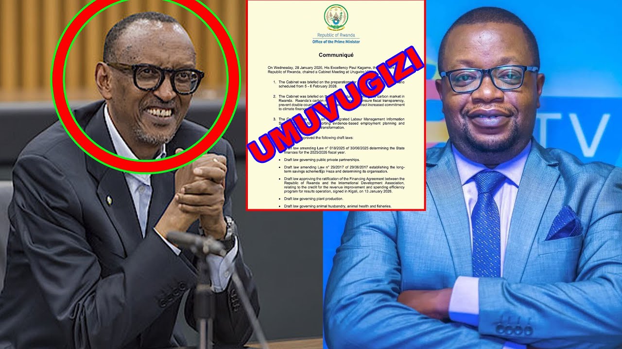 VIDEO🚨H.E KAGAME ATUNGUYE Uwera Jean Maurice ITANGAZO RY'INAMA Y'ABAMINISITIRI