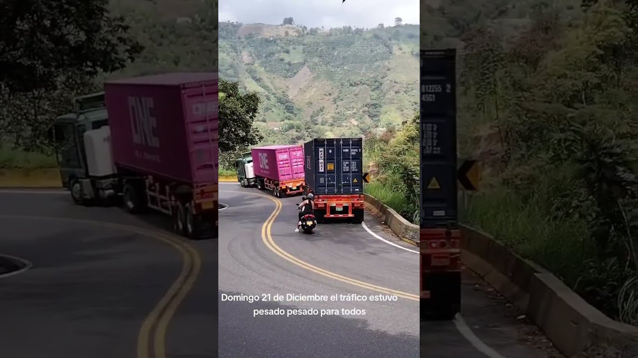 peligrosa⚠️ Solo para valientes: así se manejan estas tractomulas