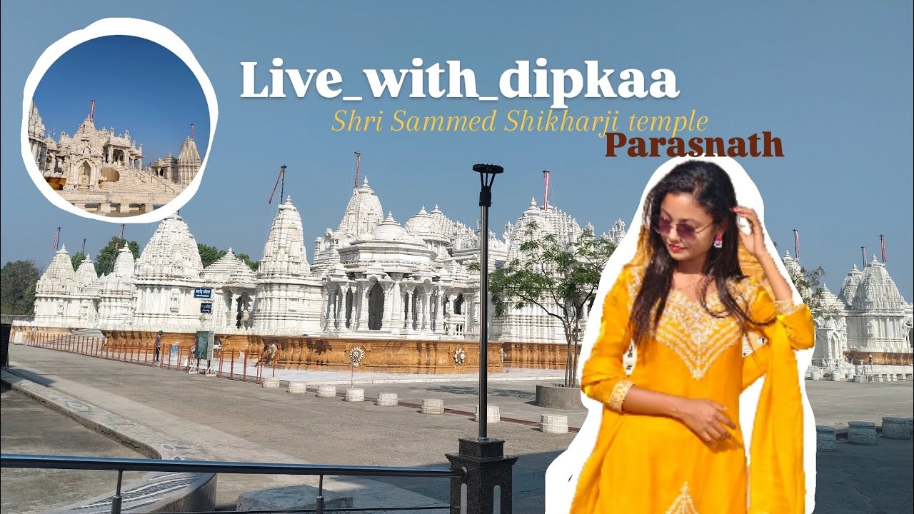 Shri Sammed Shikharji temple Parasnath Hill #viralvideo #explore #parasnathmandir #parasnath_hill 