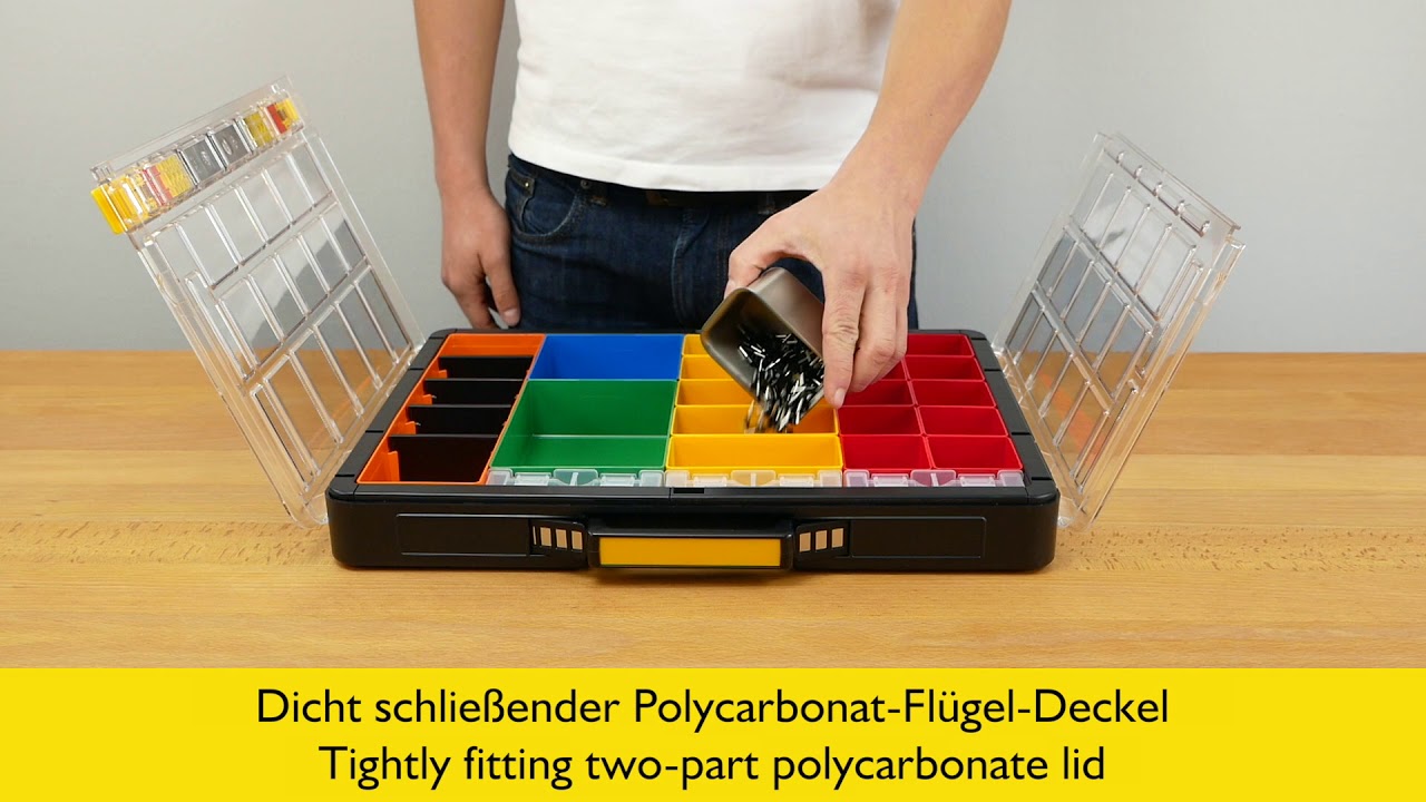 Allit EuroPlus Pro S Kunststoff-Kleinteilekoffer ,Einsatzboxen / Plastic small parts cases, inserts